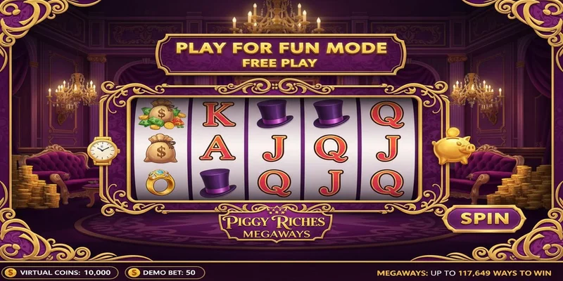 Piggy Riches Megaways Demo Modus